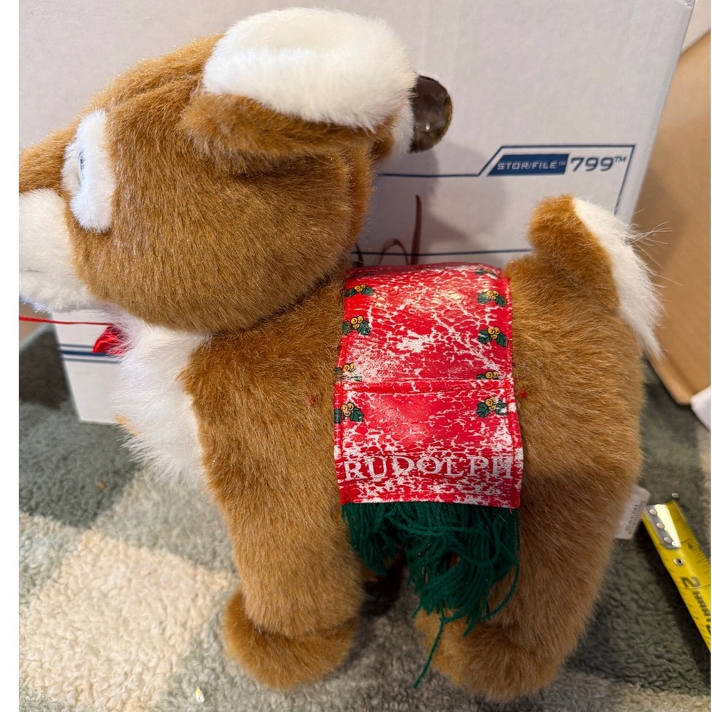 Sugar Loaf Rudolph the Red-Nosed Reindeer Plush Christmas Stuffed Animal 10"